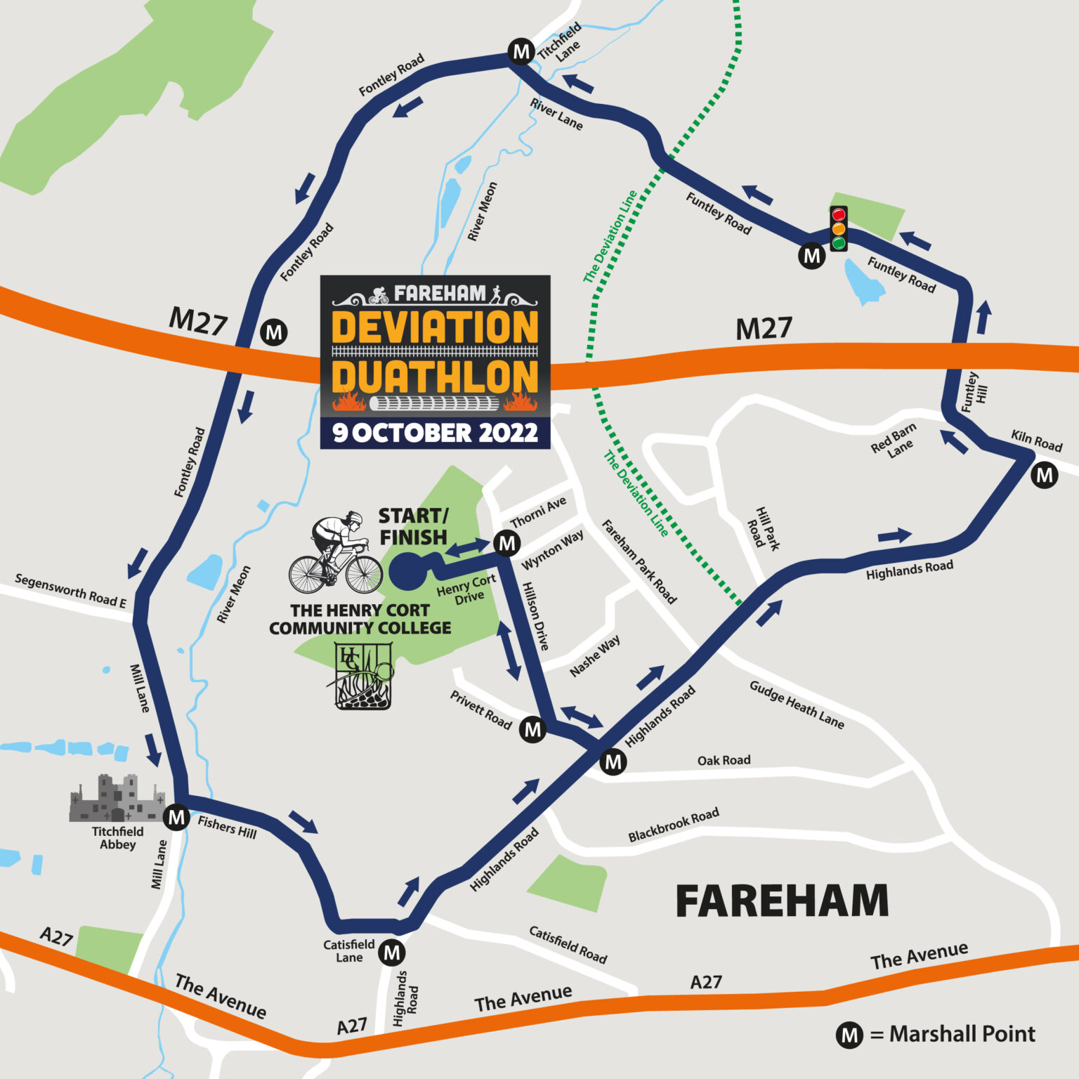 Deviation Duathlon (Fareham) Believe and Achieve Running, cycling