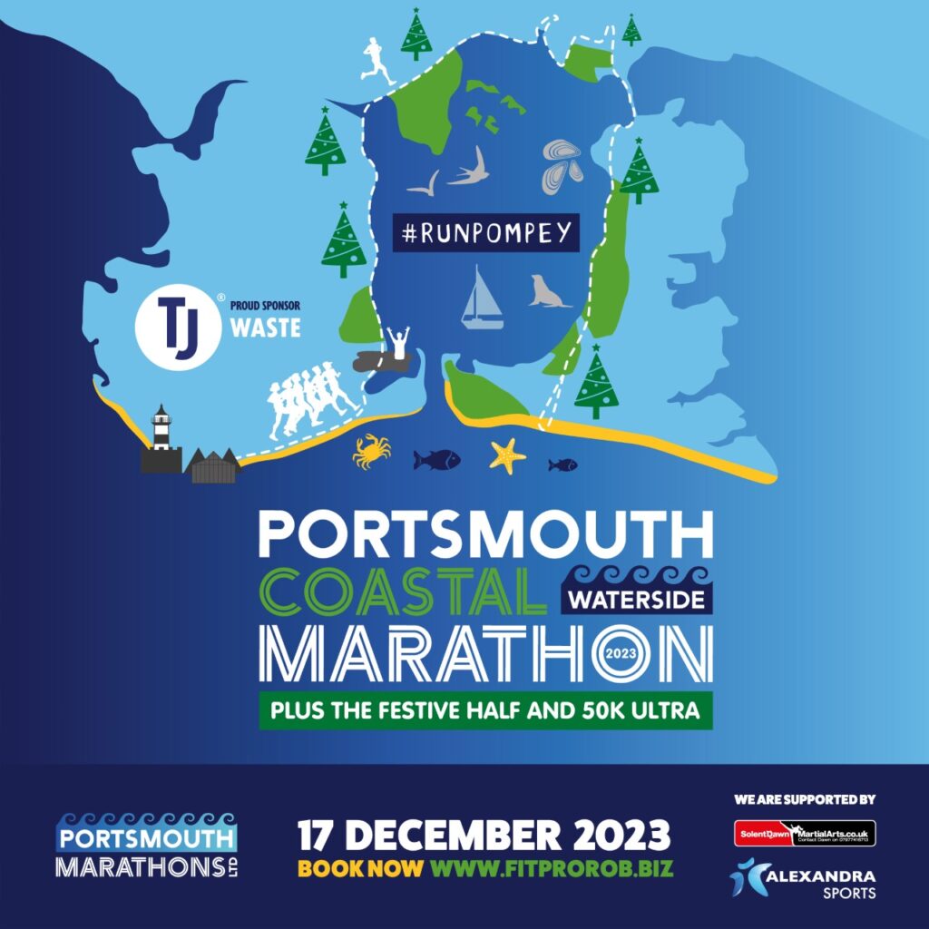 Portsmouth Coastal Waterside Marathon Events 2023 Believe and Achieve