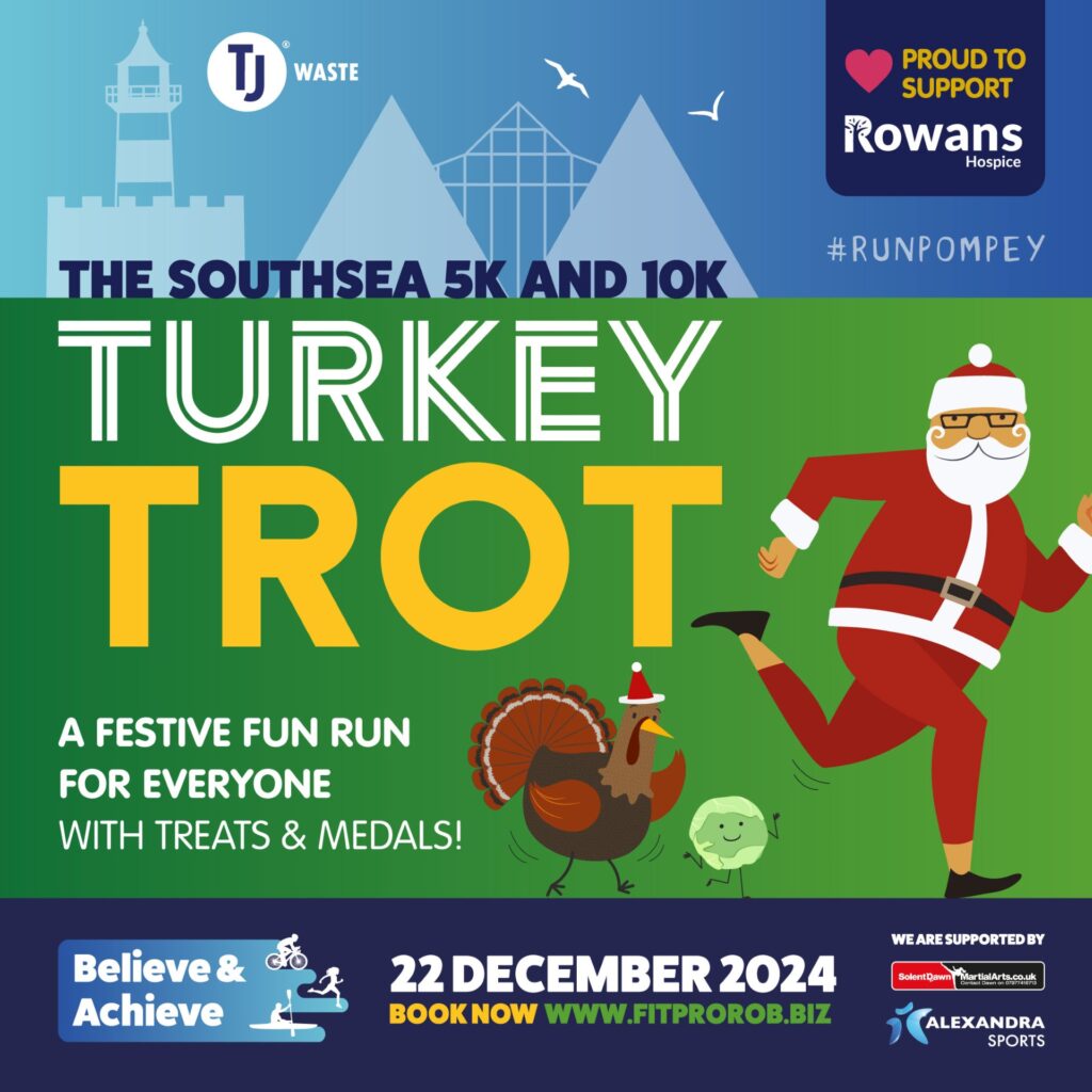 Southsea Santa Runs Turkey Trot 10k & 5k 2024 Believe and Achieve